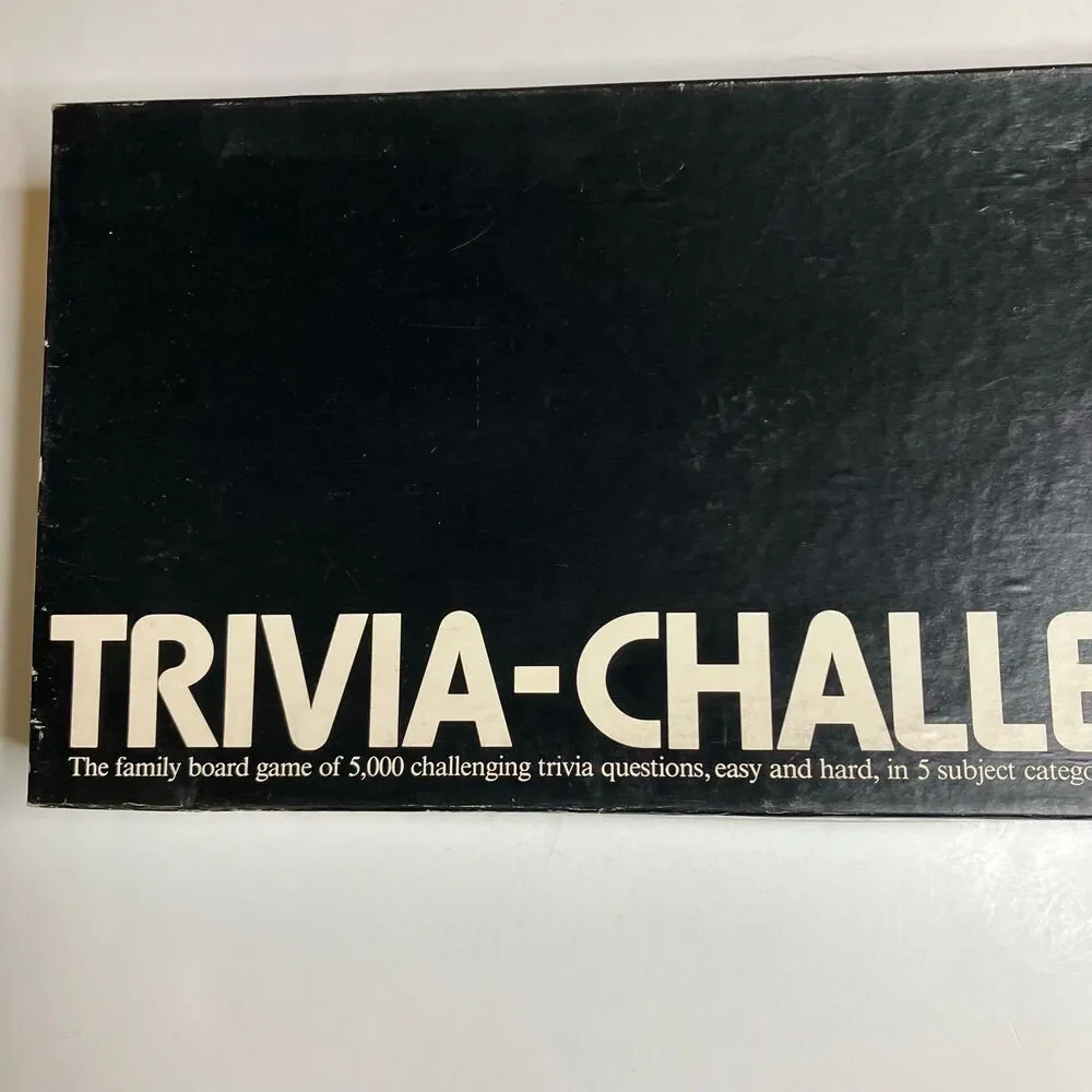 1984 Trivia Challenge /  The Canada Games Company Family Board Game Complete.